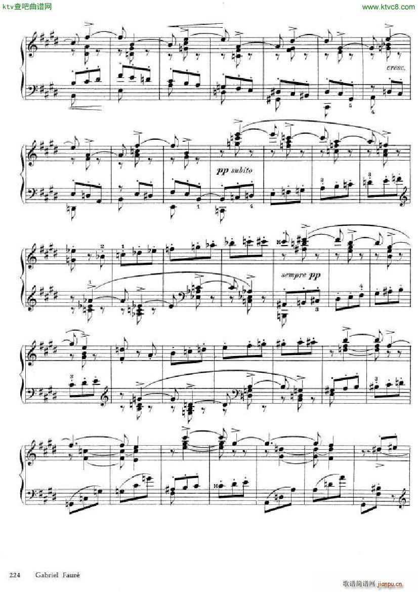 Faur Theme et variations opus 73()14