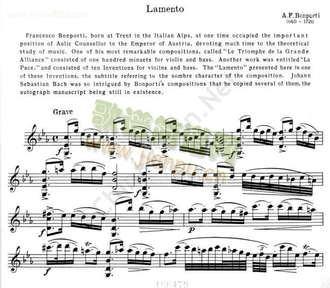 LAMENTO简谱