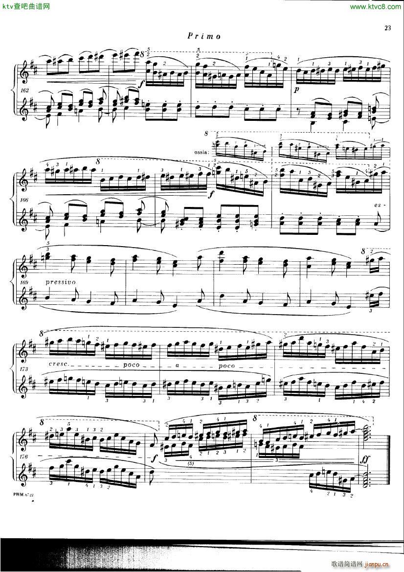 Chopin ekier variations in D()21