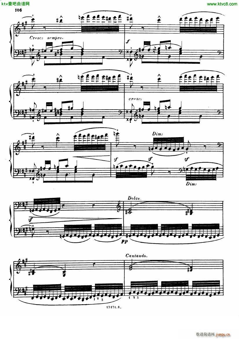 Alkan op 39 12 Etudes in Minor Keys no 10(钢琴谱)15
