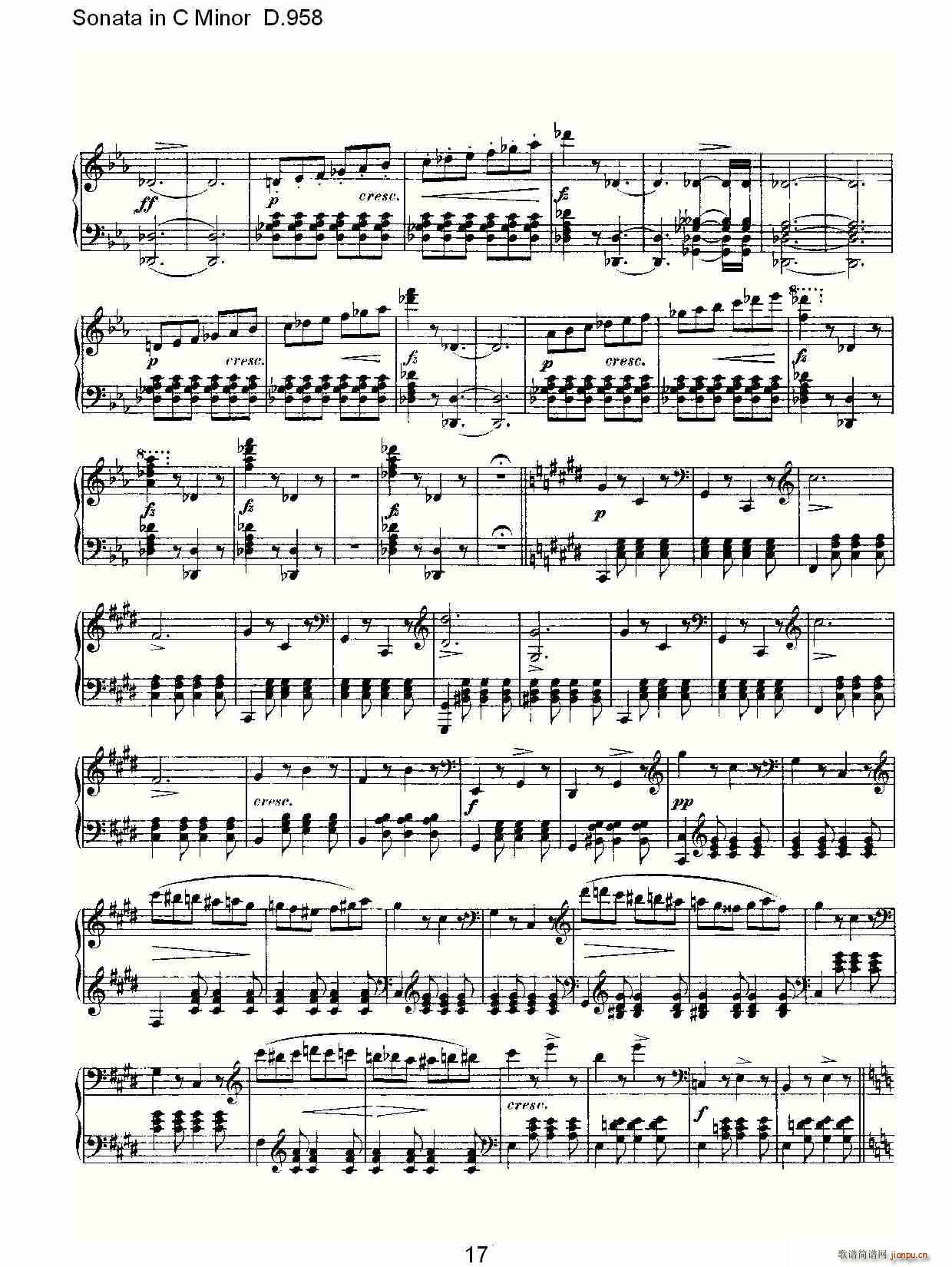 Sonata in C Minor D.958(ʮּ)17