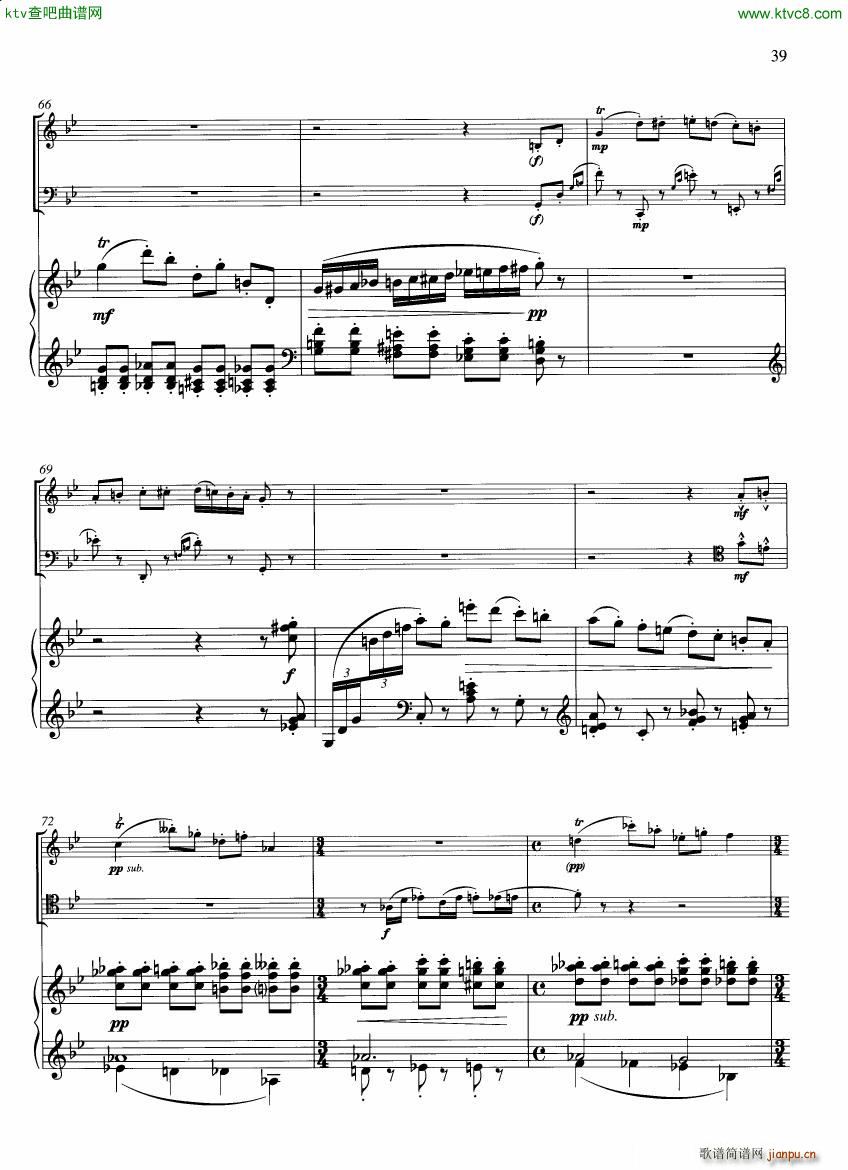 Francaix Trio for oboe bassoon and piano ()12