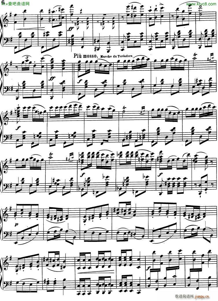 Bizet Carmen Toreador Grand March arr Maylath()5