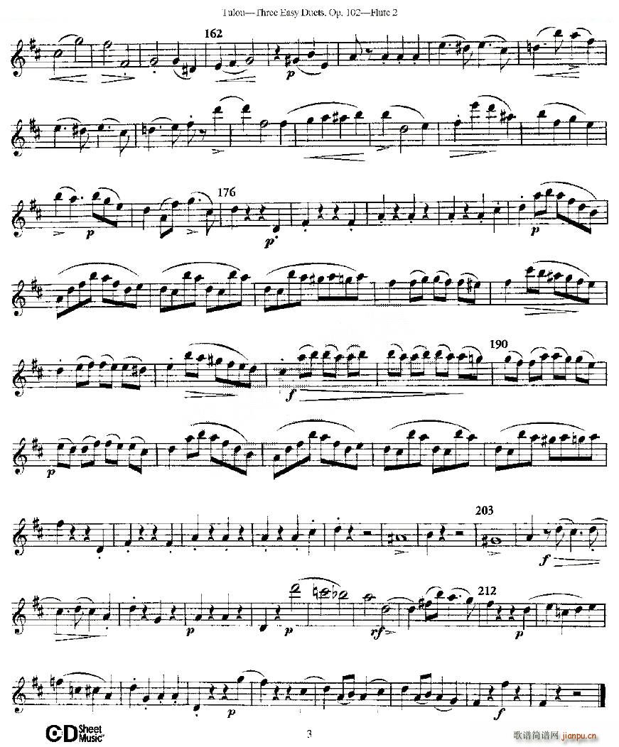 Three Easy Duets Op 102 ֮ڶ ׼Ʒ102 ͭ()3