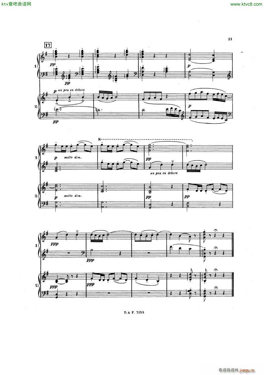 busser debussy Petite Suite 2P()21