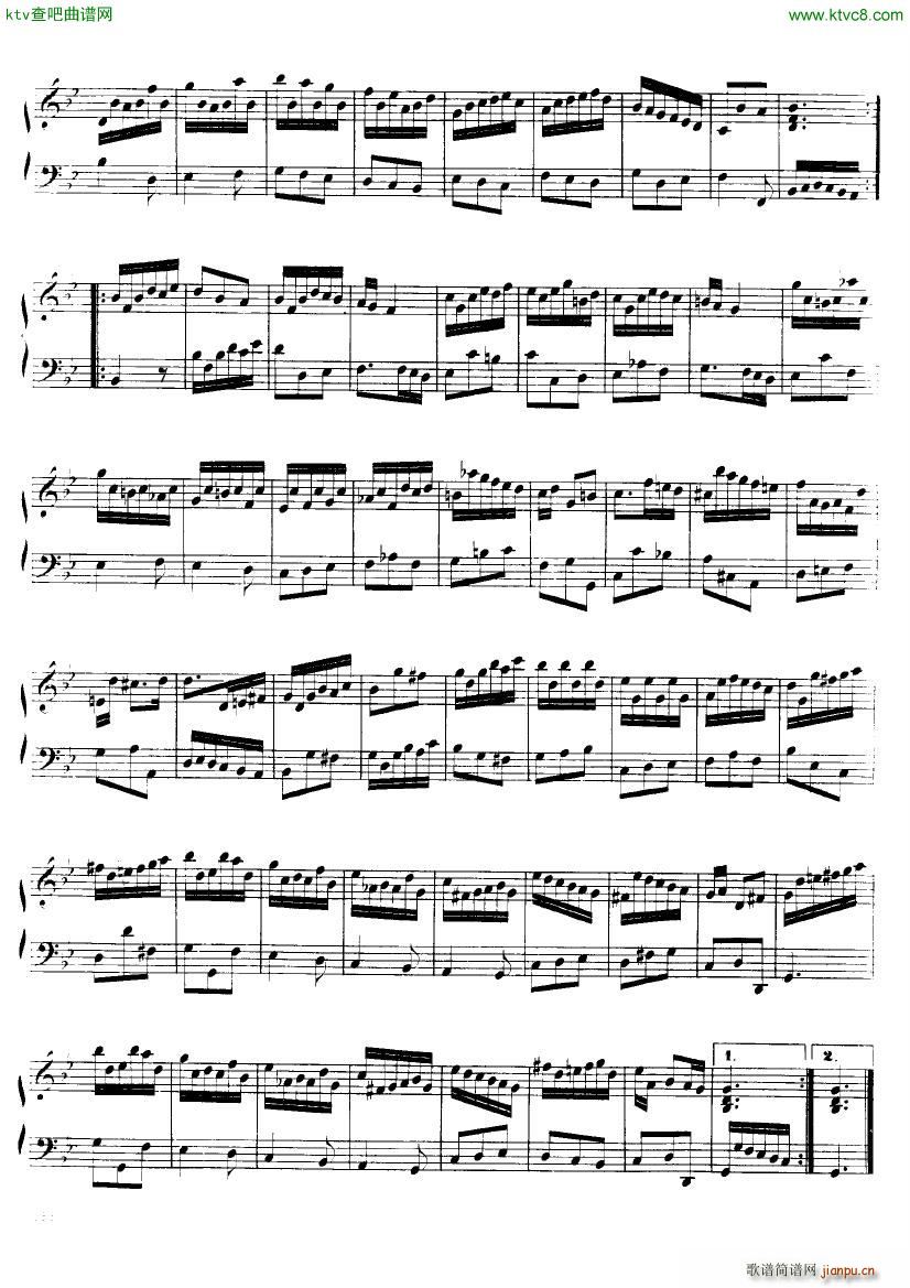 Handel Suite in G minor G250 255()5