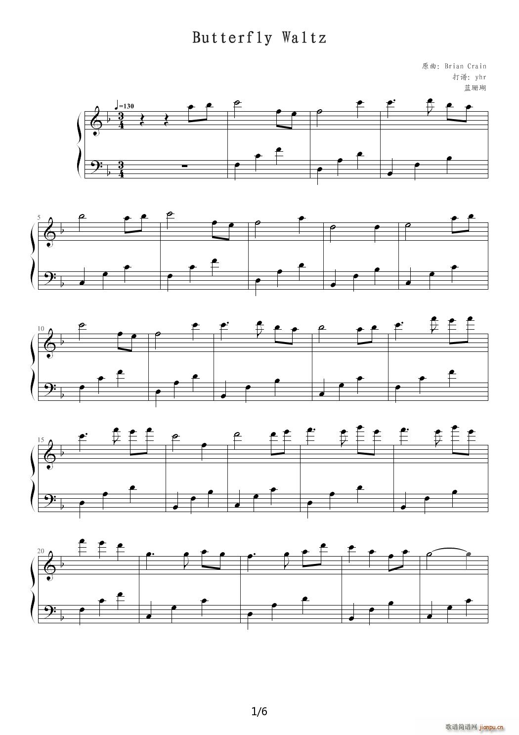 Brian Crain  Butterfly Waltz()1