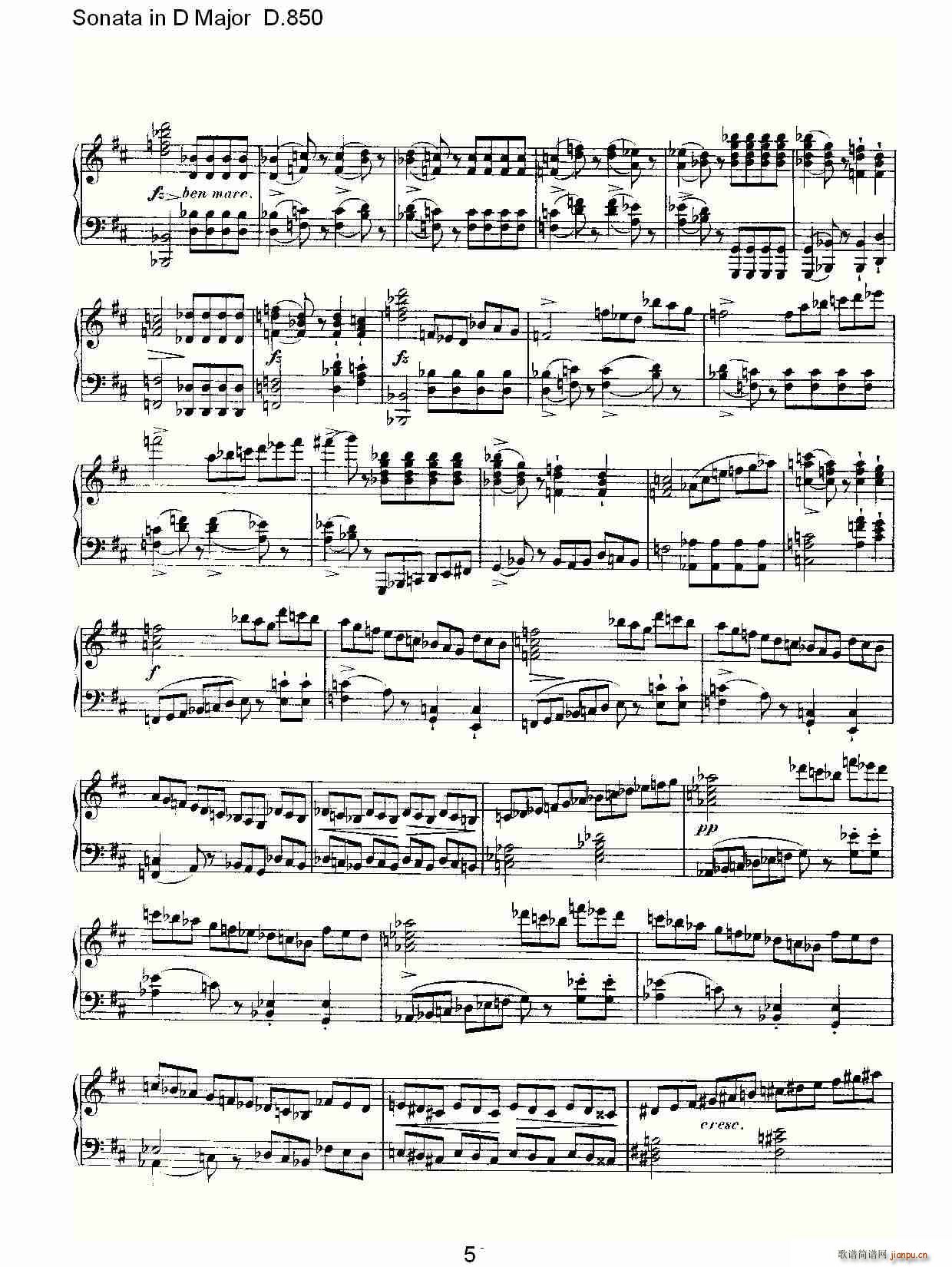 Sonata in D Major D.850(ʮּ)5