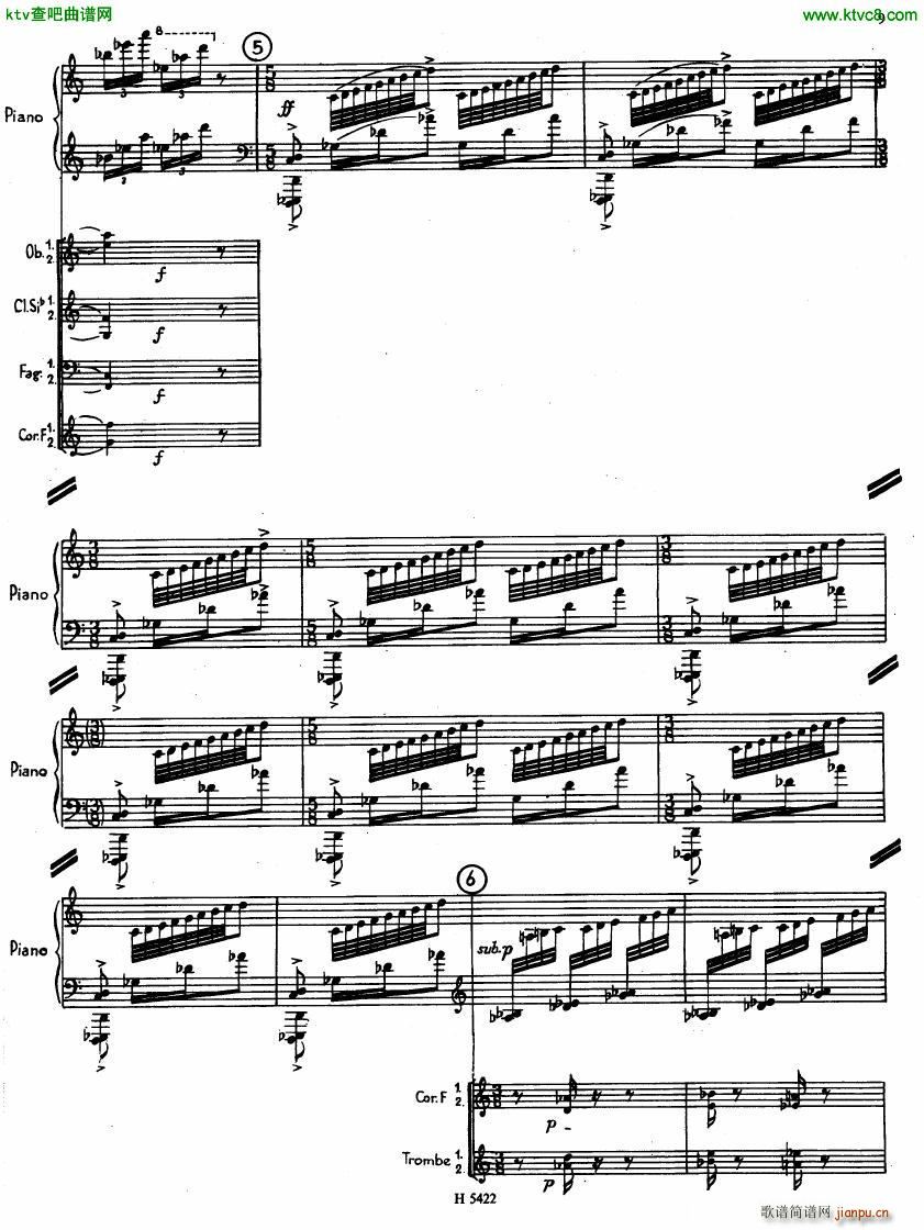 Fiser concerto da camera for piano full score()7