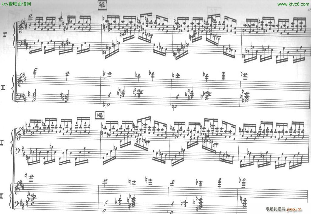 Bolling Sonata for Two Pianist no 2 Part2()16