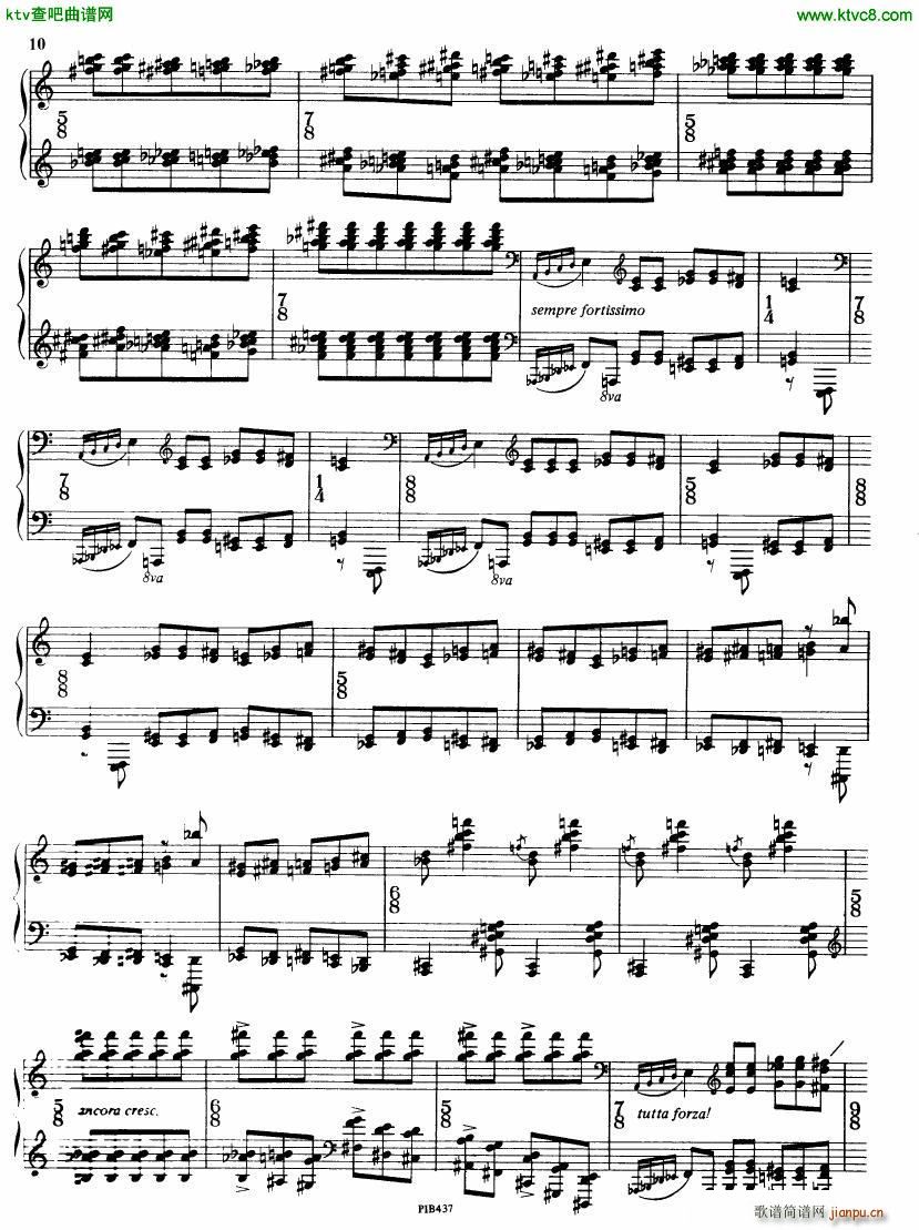 Ginastera op 53 Sonata No 2()10