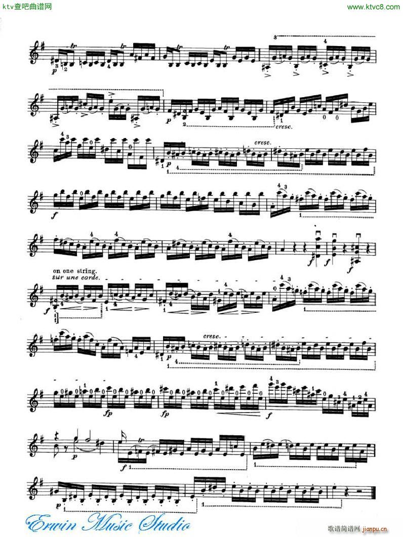 ޵ 24ϰPierre Rode 24 Studi Per violino 01 08(ʮּ)8