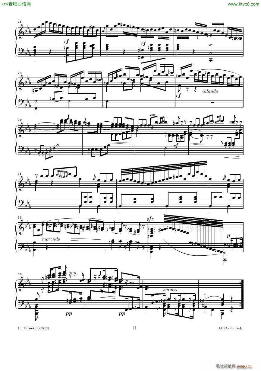 Dussek Sonate No13 op35 No3()11