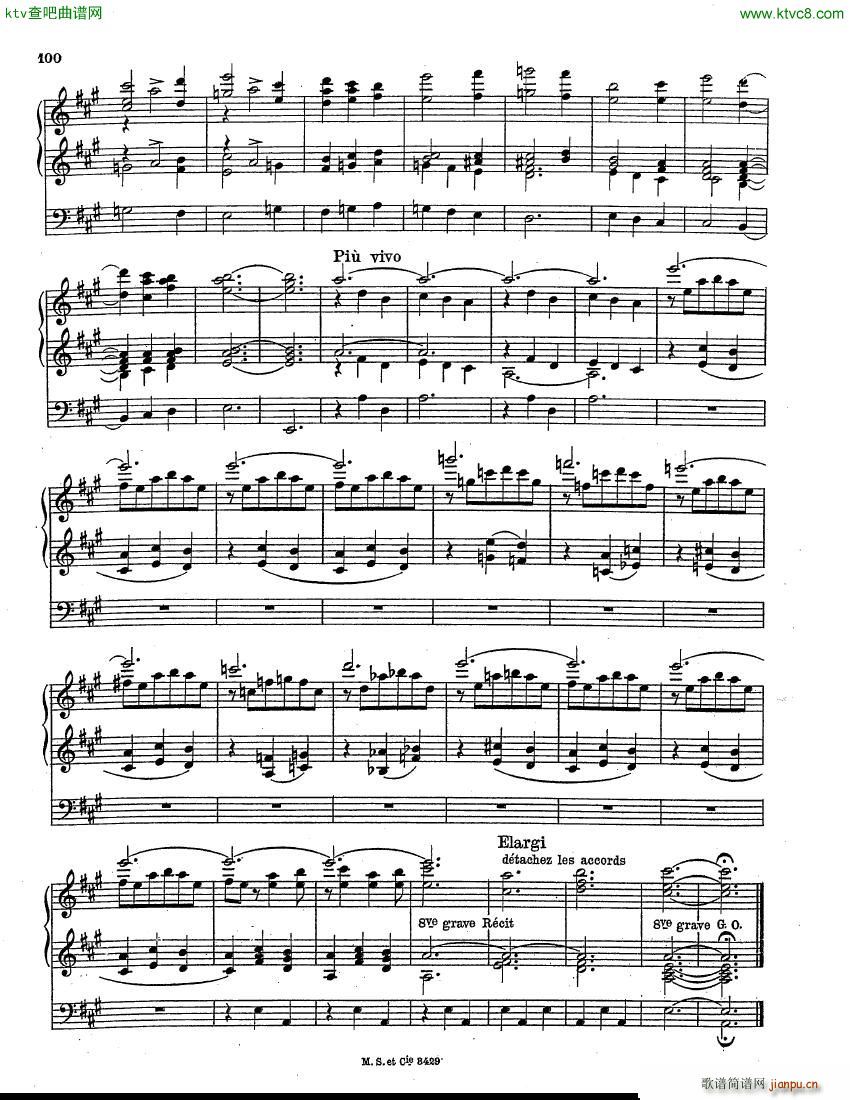 Guiraud Georges Offertoire Pascal organ()8