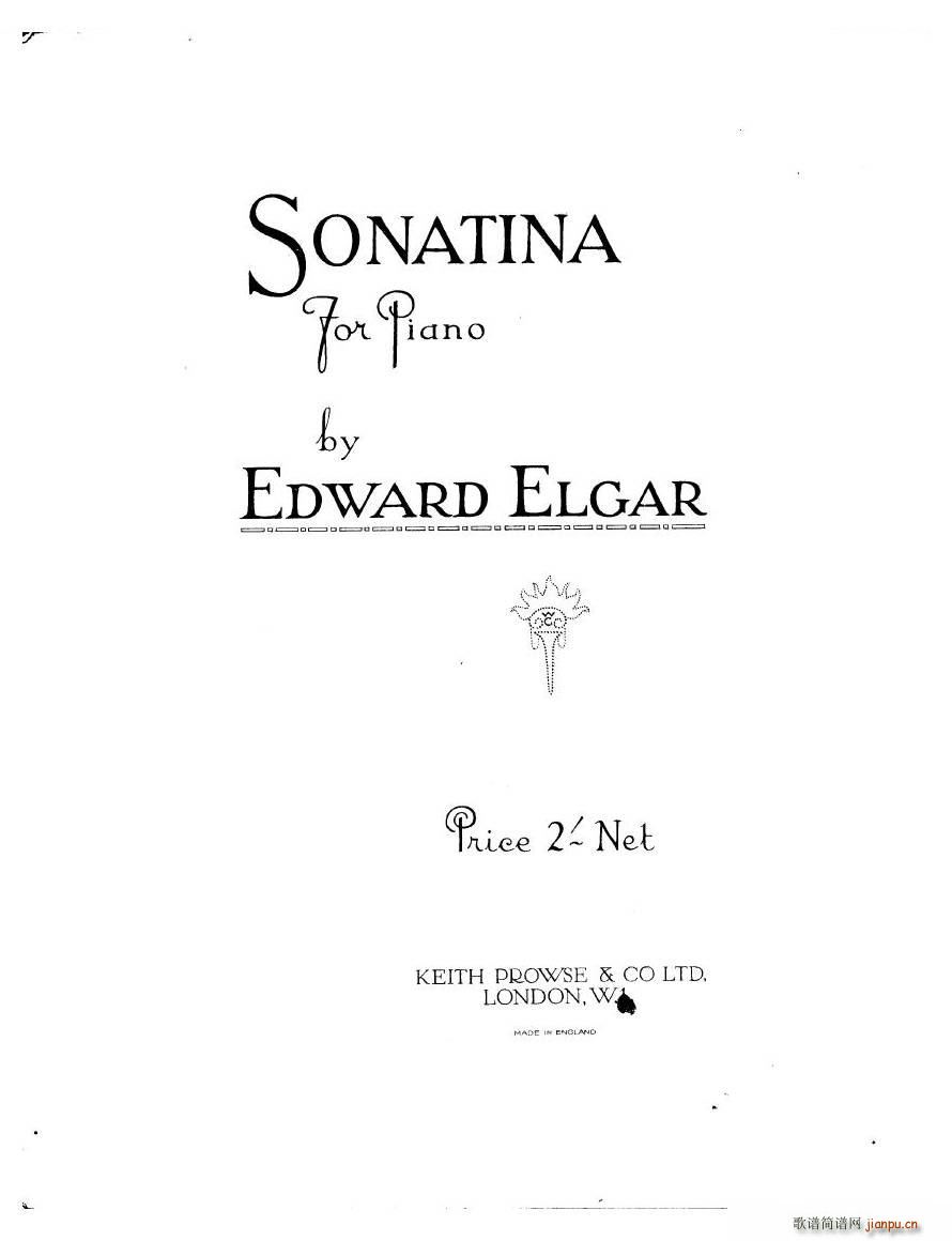 Elgar Sonatina Sonatina(ʮּ)1