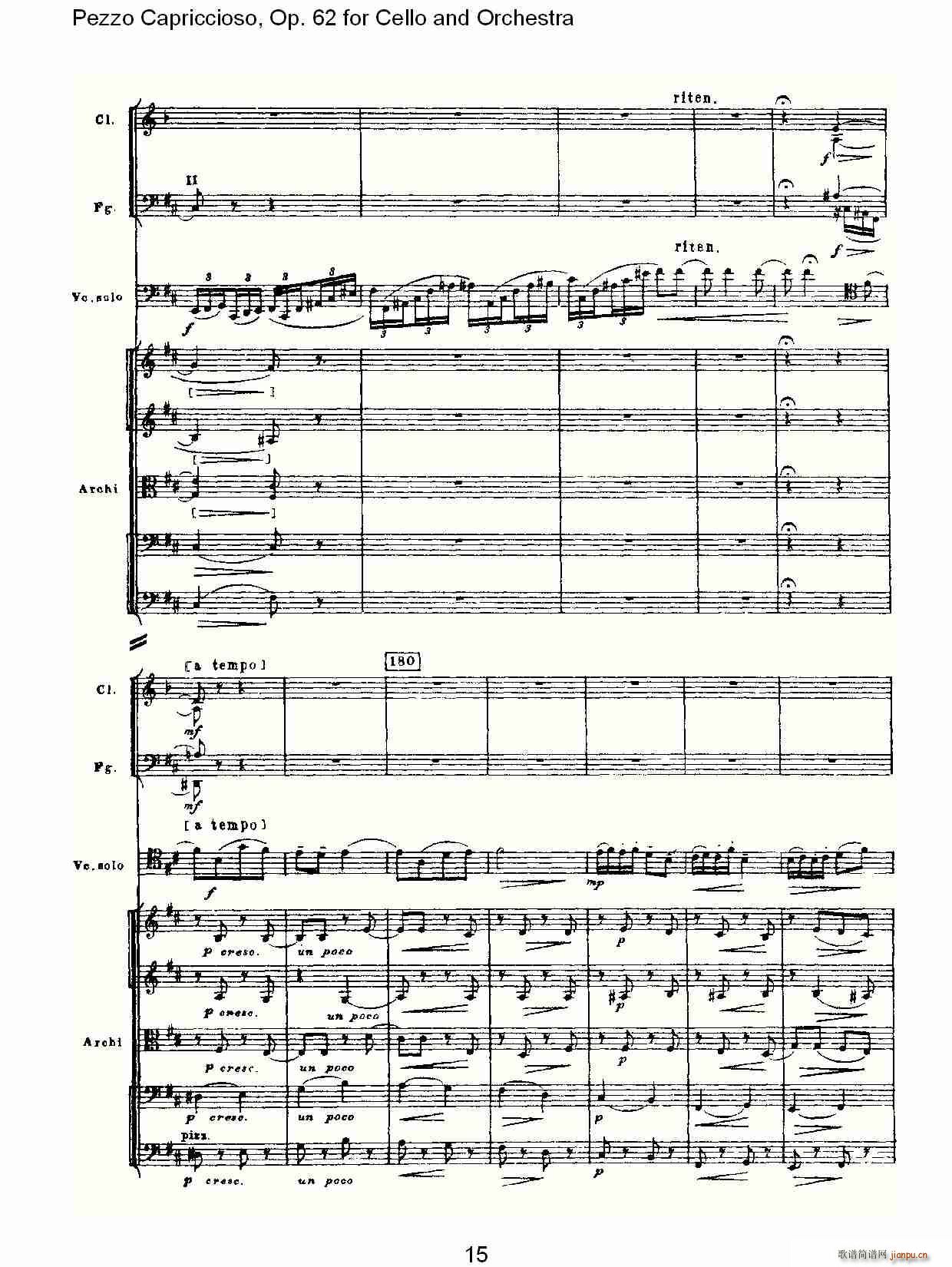 Pezzo Capriccioso, Op.62()15