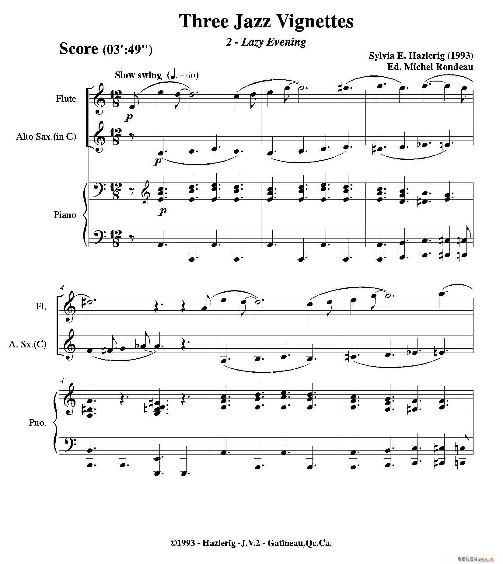 Three jazz vignettes ڶ ()1