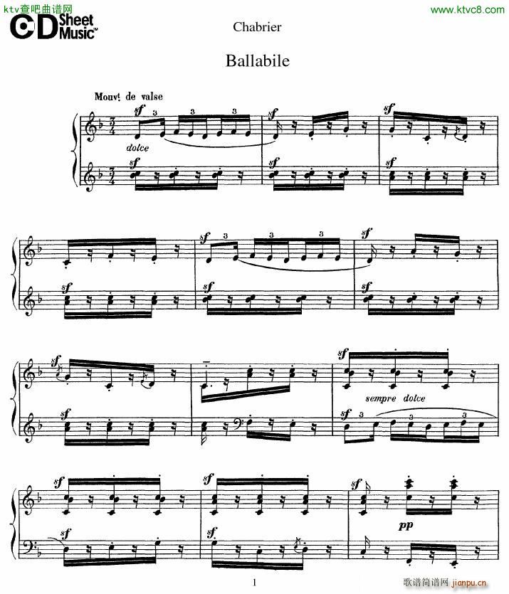Chabrier Ballabile()1