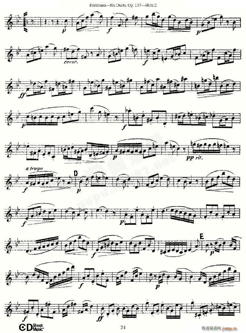 Six Duets Op 137 ֮  Ʒ 137 ͭ()9