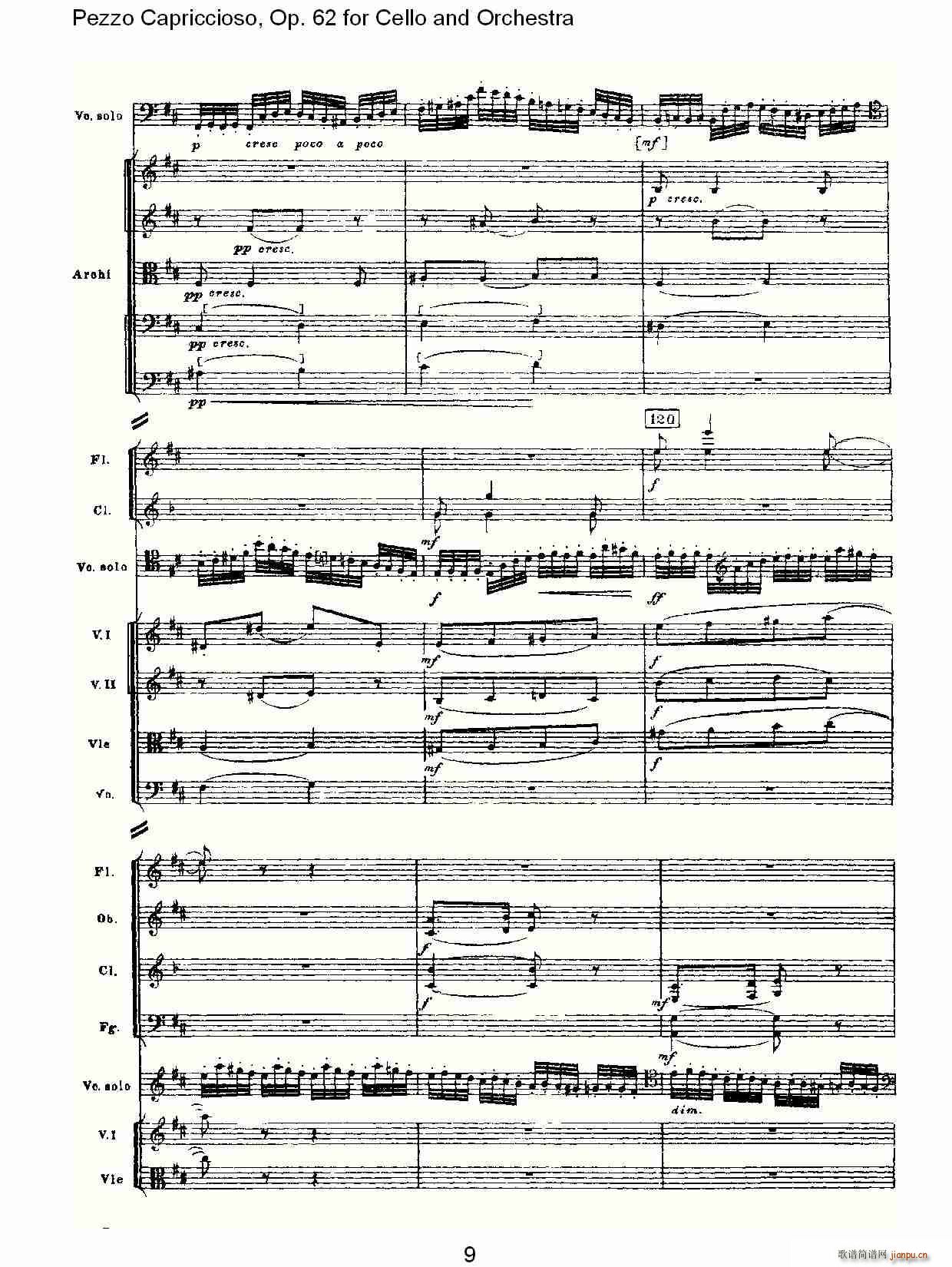 Pezzo Capriccioso, Op.62()9