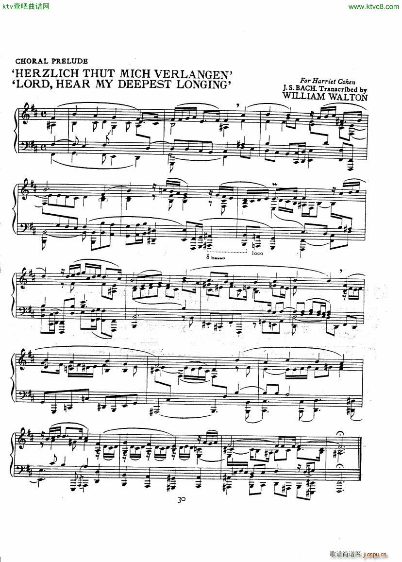 Bach JS A transcription book for Harriet Cohen()33