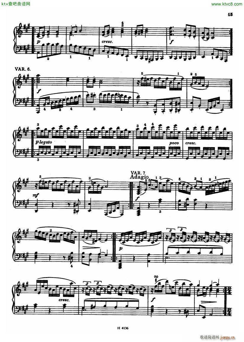 Czech piano variations from 18th century()13