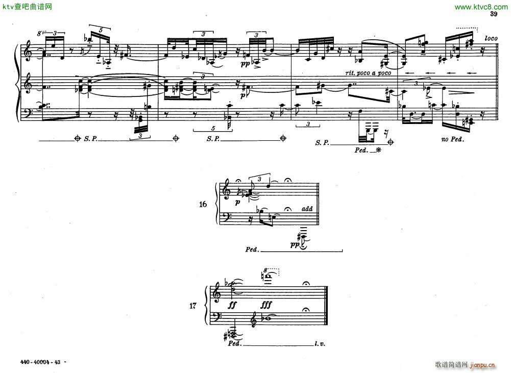 Bolcom 12 etudes for piano()39