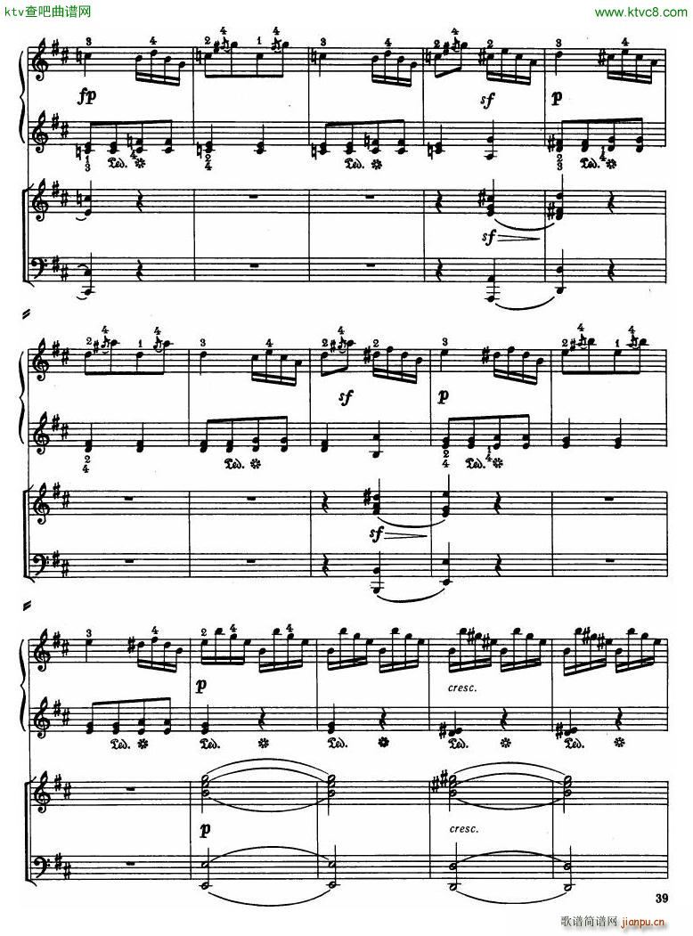Haydn Piano Concerto in D Major 2pf()37
