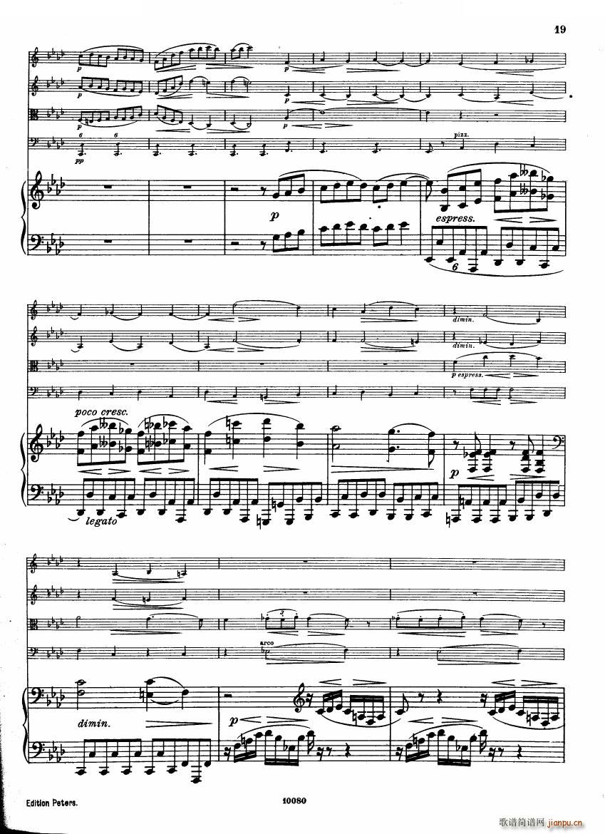Brahms op 34 Piano Quintet f minor score һ()18