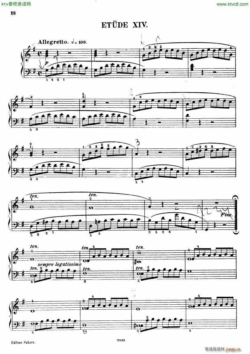 Henri Bertini 1798 1876 25 Easy Etudes Op 100()19