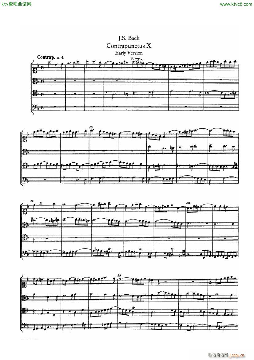Bach JS BWV 1080 Kunst der Fuge part 3()32