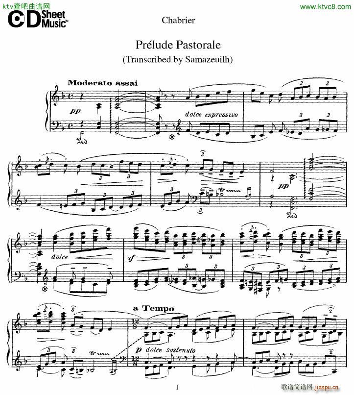 Chabrier Prelude Pastorale()1