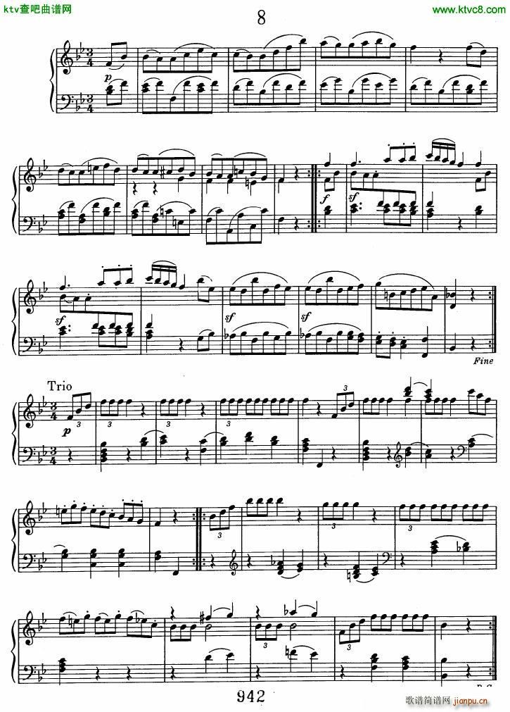 Beethoven WoO 7 12 Minuets()8