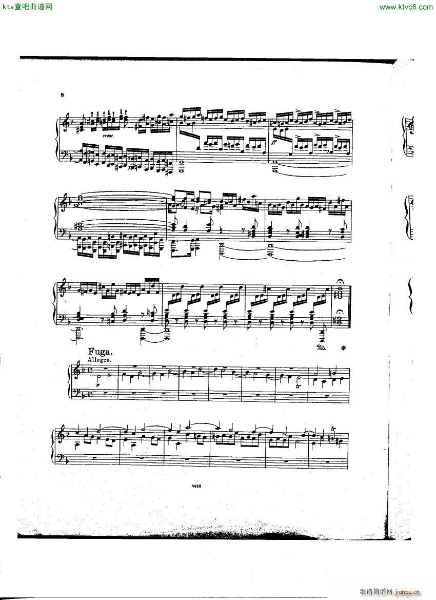 Bach D Albert Prelude and Fugue d min()6