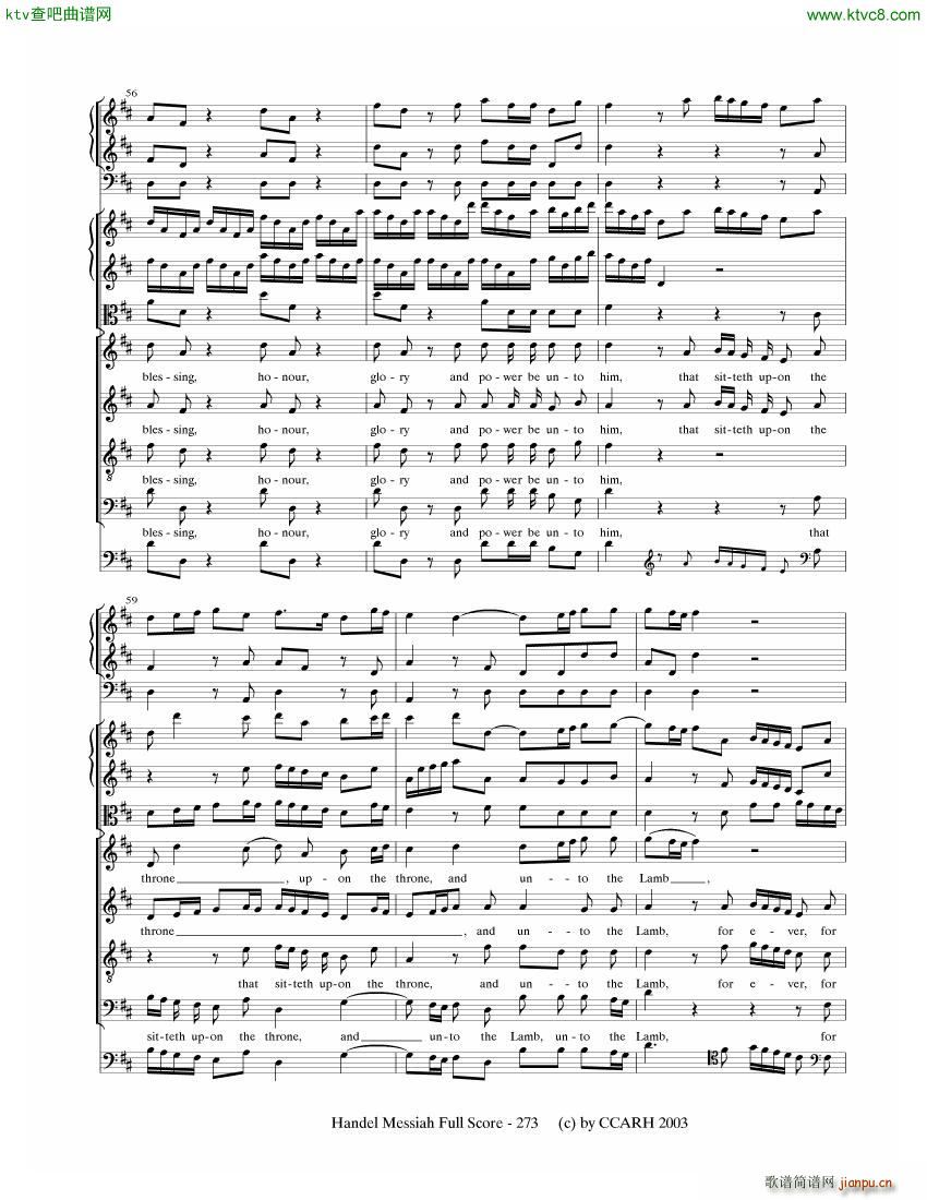 G F Handel Messiah Open Score ()32