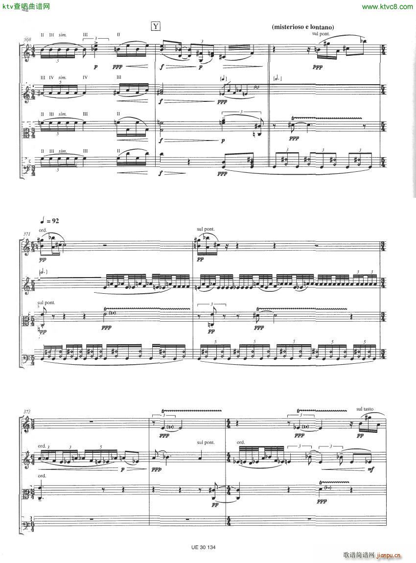 Berio Notturno String Quartet 1993 ()1