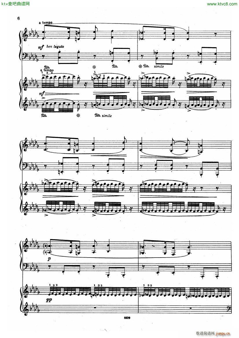 Guastavino Romance For 2 Pianos()6
