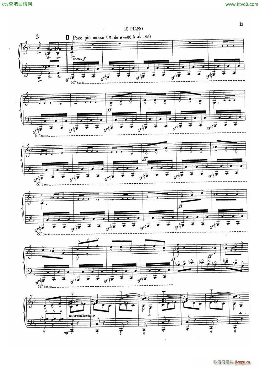 Chabrier Espana for two pianos()27