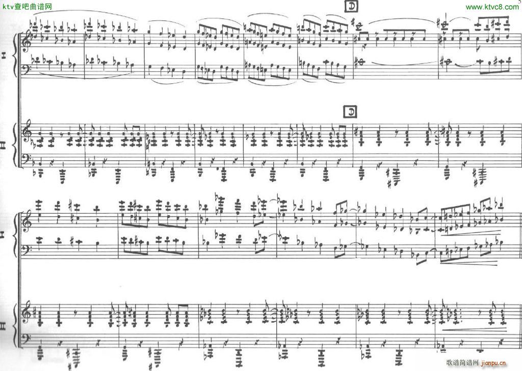 Bolling Sonata for Two Pianist no 2 Part1 1()5