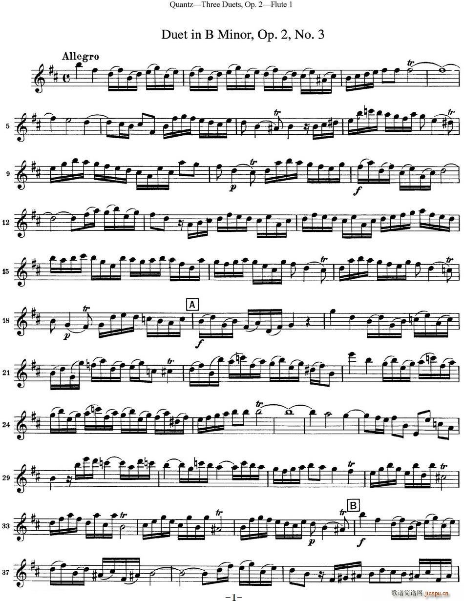 GѶOp 2 Flute 1 No 3 ()1