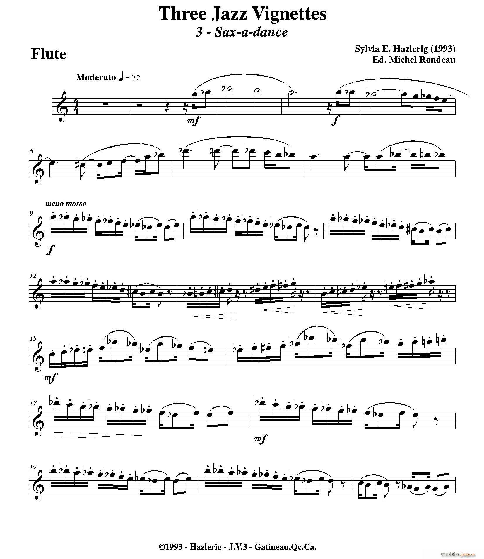 Three jazz vignettes  ೤()1