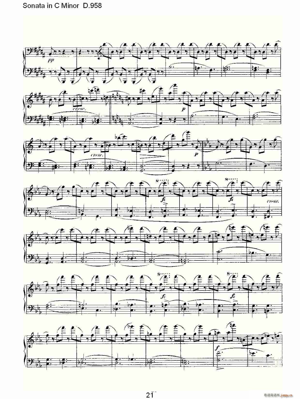 Sonata in C Minor D.958(ʮּ)21