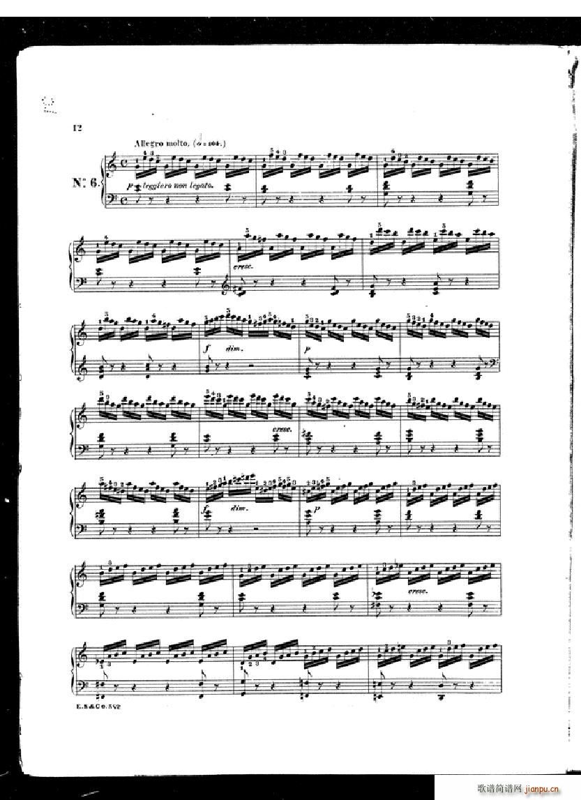 Czerny School of Velocity book 1 Op 299()10
