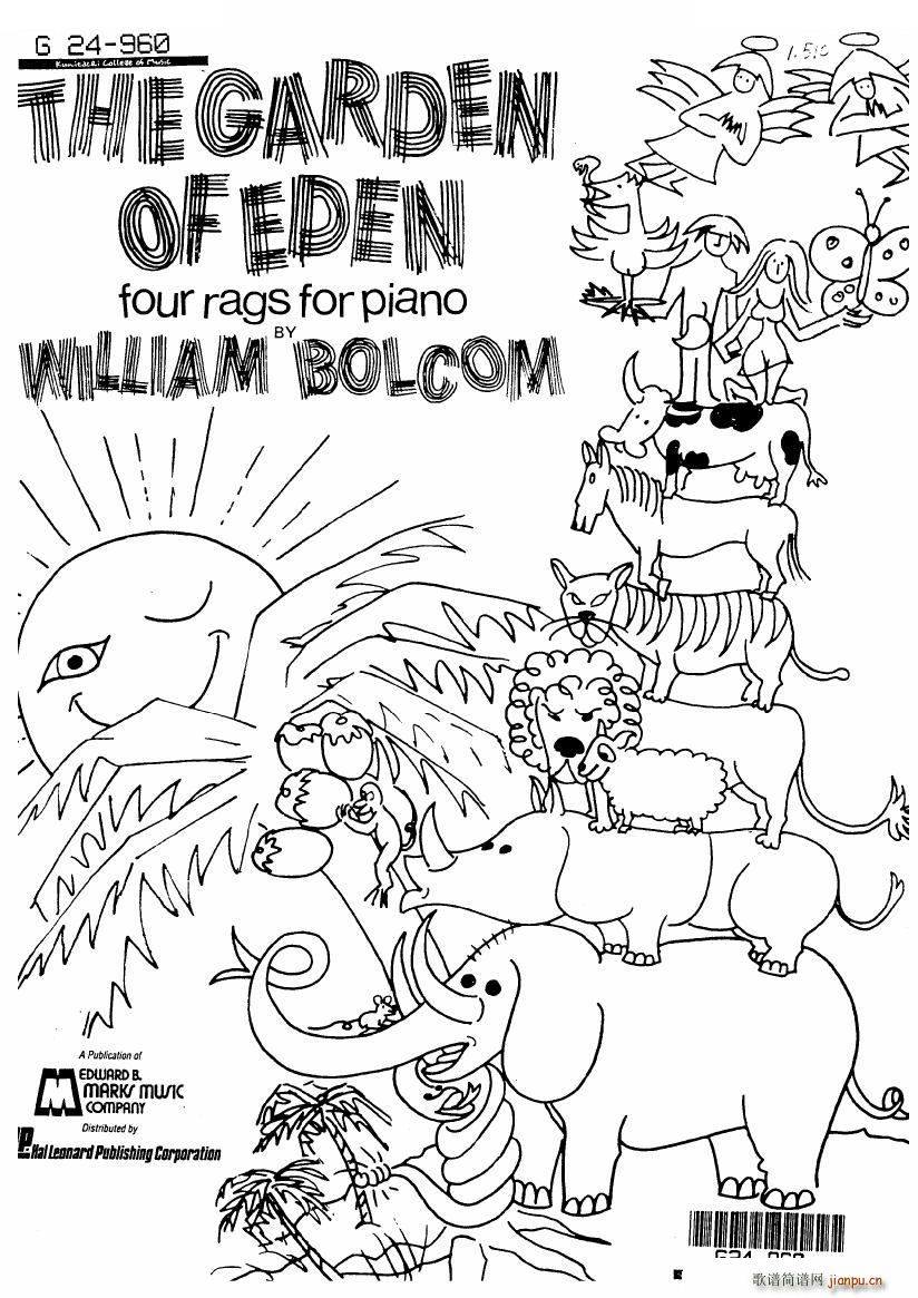 Garden of Eden 4 Rags for Piano()1