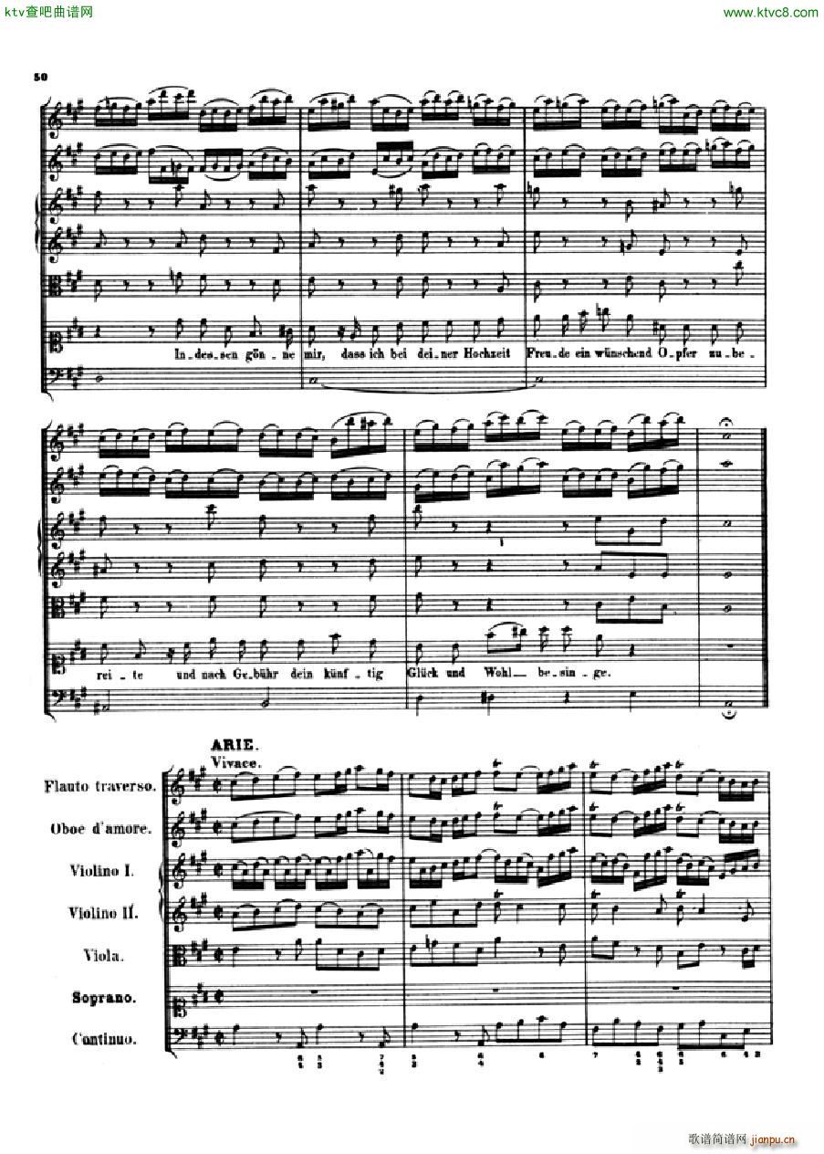 Bach JS BWV 210 Cantata No 210 Wedding Cantata()1