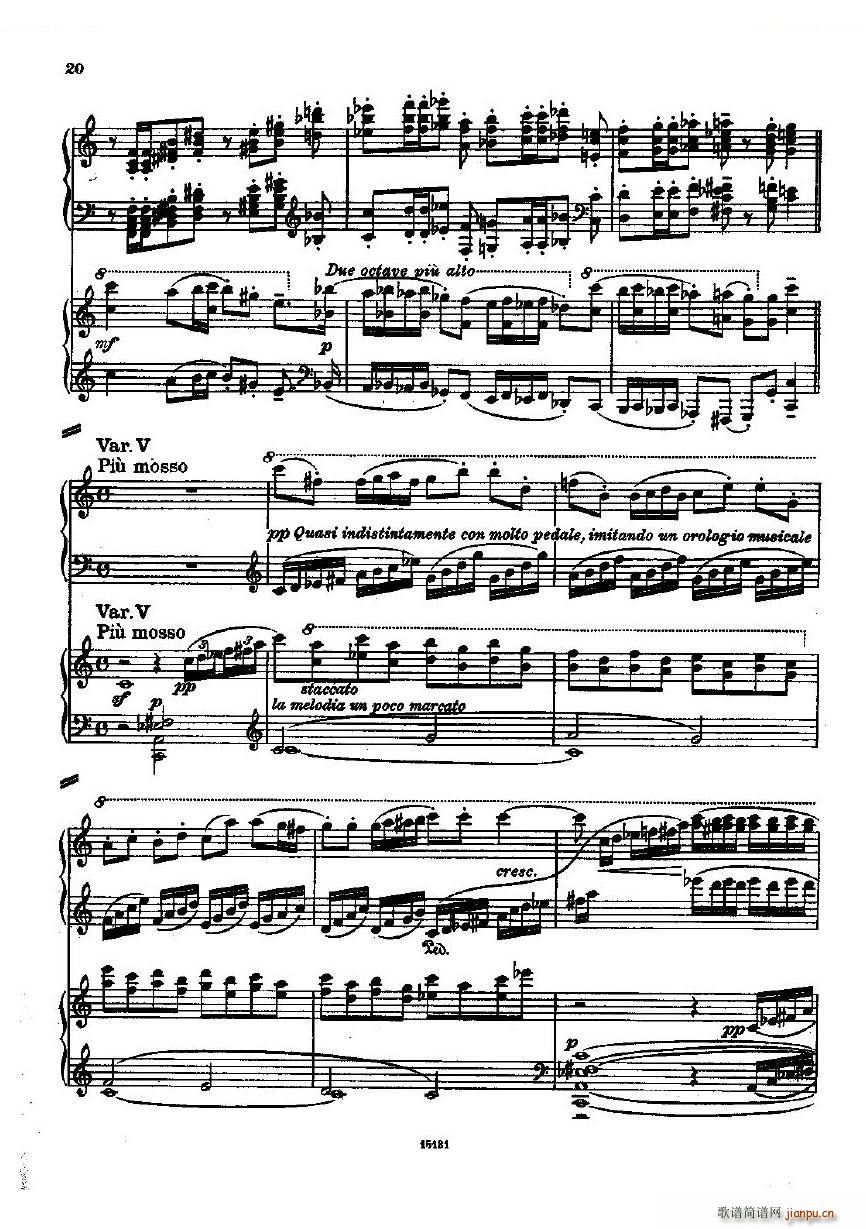 Dohnanyi Variations Nursery Rhyme Op25 һ()20