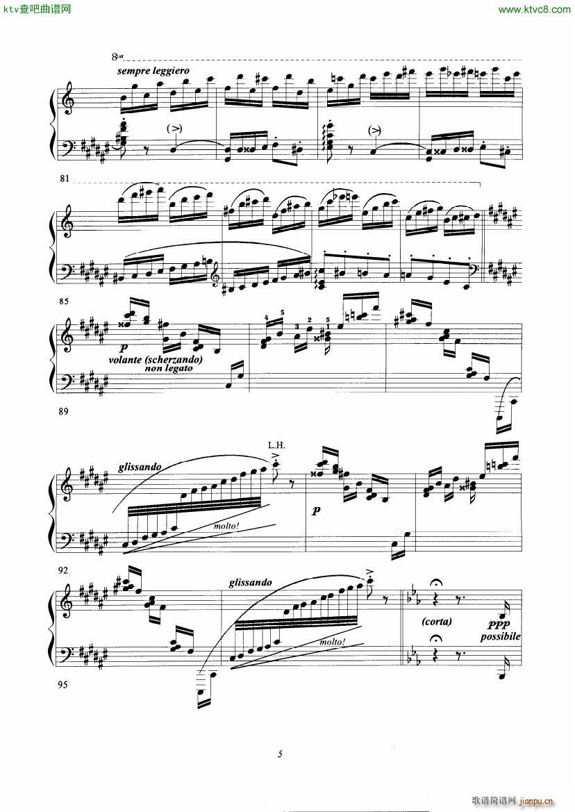 Cadenza for Liszt s Hungarian Rhapsody No 2()5
