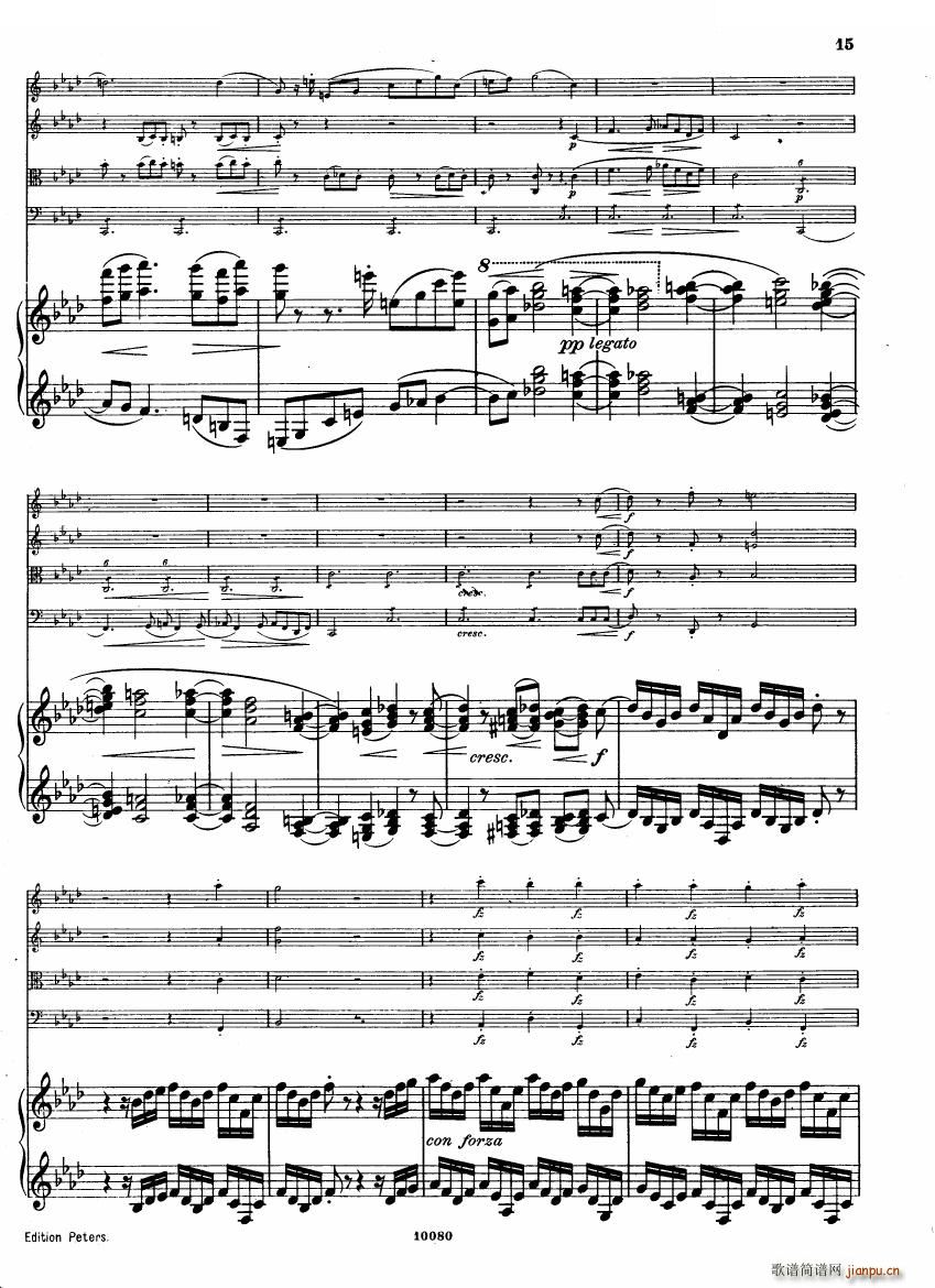 Brahms op 34 Piano Quintet f minor score һ()13