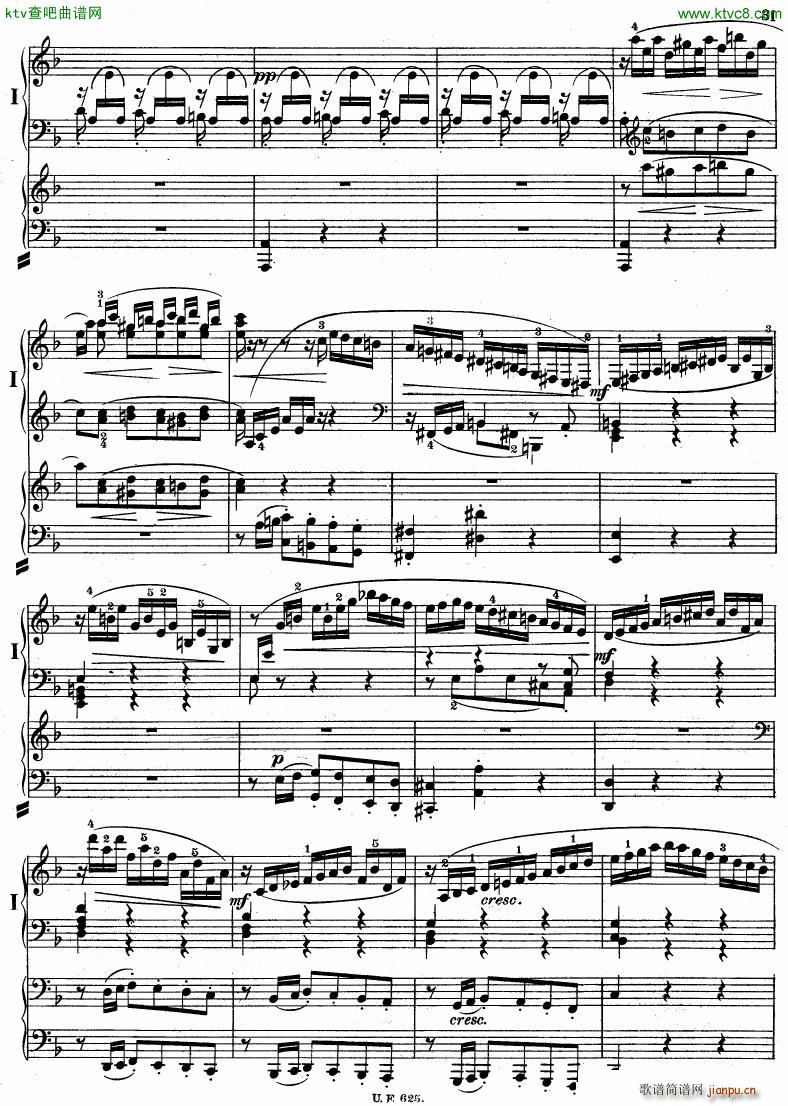 Bach JS BWV 1052 Keyboard Concerto in d ed R ntgen()32