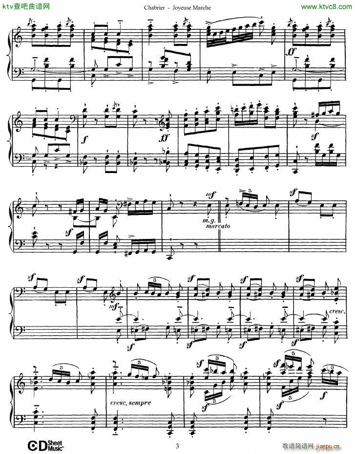 Chabrier Joyeuse Marche()3